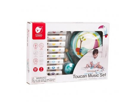 CLASSIC WORLD Muzička igračka Set Tukan