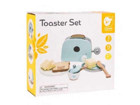 CLASSIC WORLD Drveni Toster set