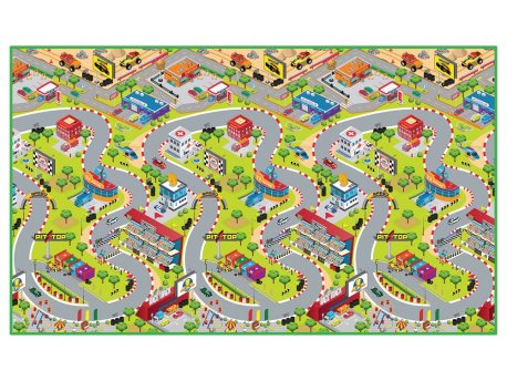 ROLLMATZ Podloga za igranje Trkački automobil 200 x 120cm