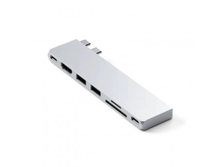 SATECHI Pro Slim Silver Multiport Hub