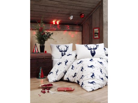 L`ESSENTIEL MAISON Posteljina (135x200) Geyik Dark Blue