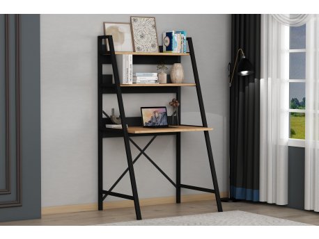 HANAH HOME Radni sto Mamba Atlantic Pine Black