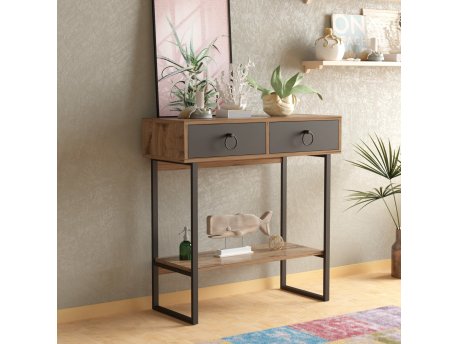 HANAH HOME Komoda Valeri Anthracite Ciragan