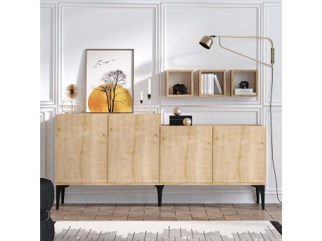 HANAH HOME Komoda Magne Sapphire Oak
