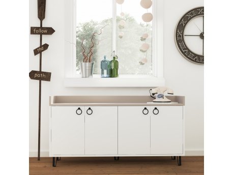 HANAH HOME Komoda Dea White