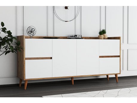 HANAH HOME Komoda Efron Atlantic Pine White