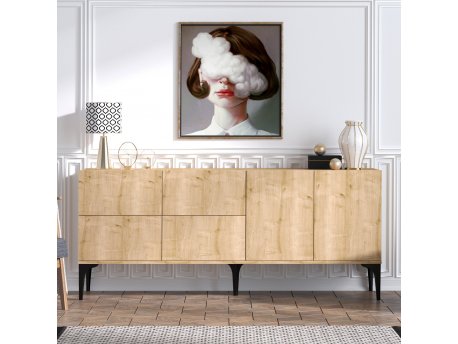 HANAH HOME Komoda Laika Sapphire Oak