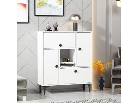 HANAH HOME Komoda Sidelya White