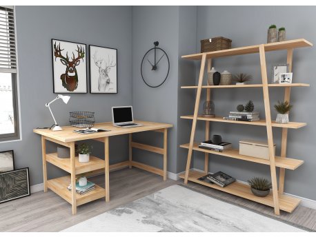 HANAH HOME Radni sto Softcity Natural