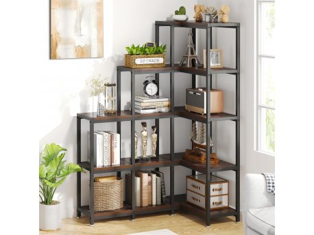 HANAH HOME Polica Twist Brown