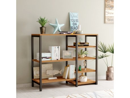 HANAH HOME Polica Sera Atlantic Pine Black