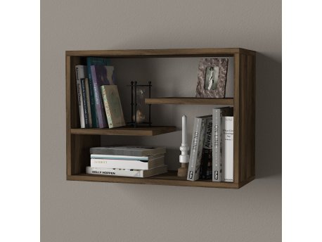 HANAH HOME Zidna polica Tino Walnut