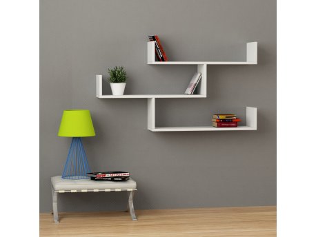HANAH HOME Zidna polica Tibet White