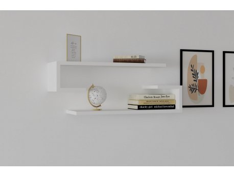 HANAH HOME Zidna polica Eldo White