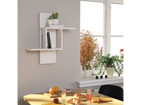 HANAH HOME Zidna polica Mill White