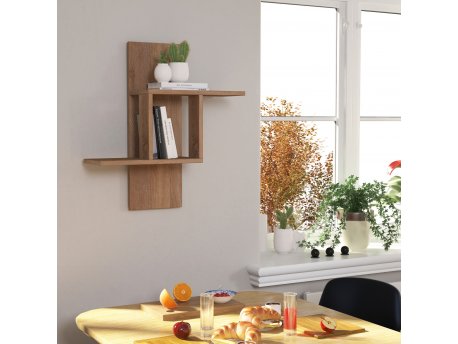 HANAH HOME Zidna polica Mill Sonoma Oak