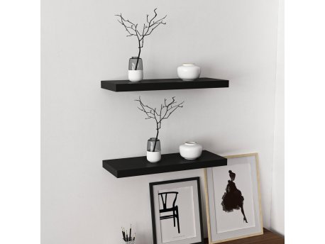 HANAH HOME Zidna polica Gizli2 60 Black