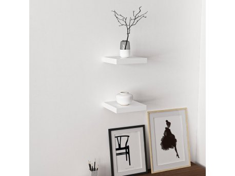 HANAH HOME Zidna polica Gizli2 23 White