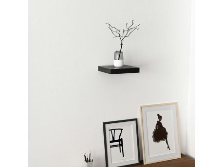 HANAH HOME Zidna polica Gizli 23 Black