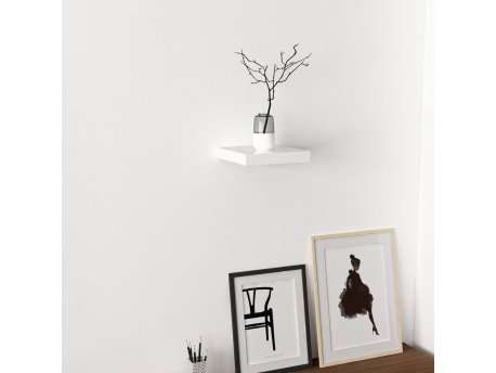 HANAH HOME Zidna polica Gizli 23 Bright White