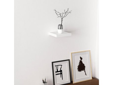 HANAH HOME Zidna polica Gizli 23 White