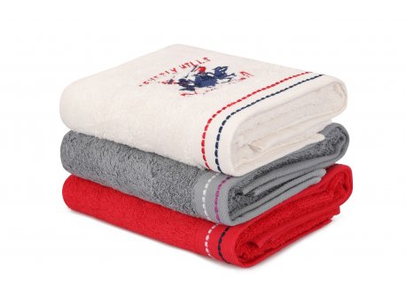 L`ESSENTIEL MAISON Set peškira 401 White Red Grey