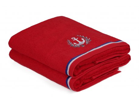 L`ESSENTIEL MAISON Set 2 peškira Maritim Red