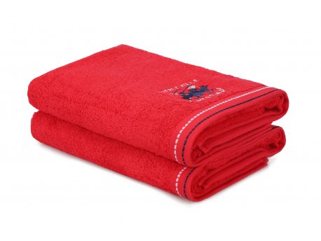 L`ESSENTIEL MAISON Set 2 peškira 401 Red