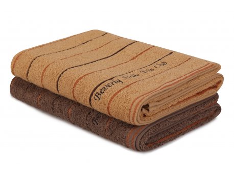 L`ESSENTIEL MAISON Set 2 peškira 407 Caramel Brown