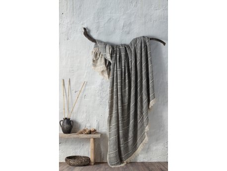 L`ESSENTIEL MAISON Prekrivač Etno Anthracite