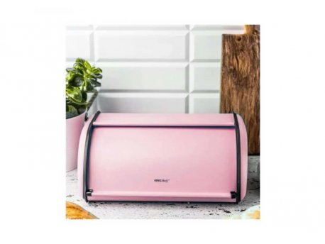 KINGHOFF Kutija za hleb KH1756 metalna svetlo roze