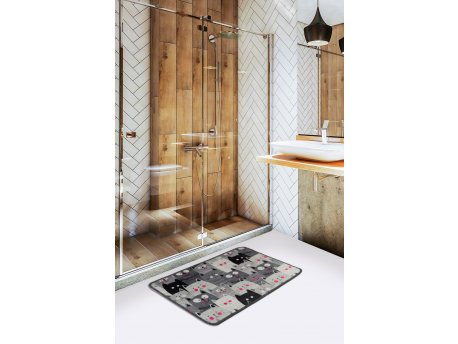 L`ESSENTIEL MAISON Prostirka Meow Grey (40 x 60)
