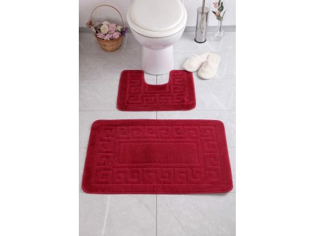 L`ESSENTIEL MAISON Prostirke Ethnic Claret Red