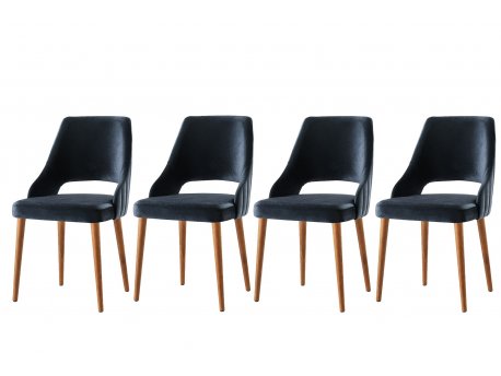 HANAH HOME Stolice Acelya Black 1