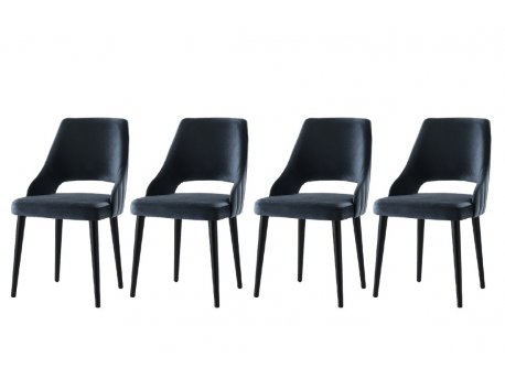 HANAH HOME Stolice Acelya Black 3