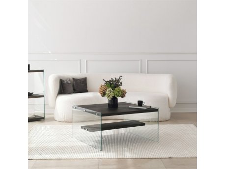 HANAH HOME Sto za dnevnu sobu Aqua Anthracite