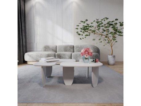HANAH HOME Sto za dnevnu sobu Coi White