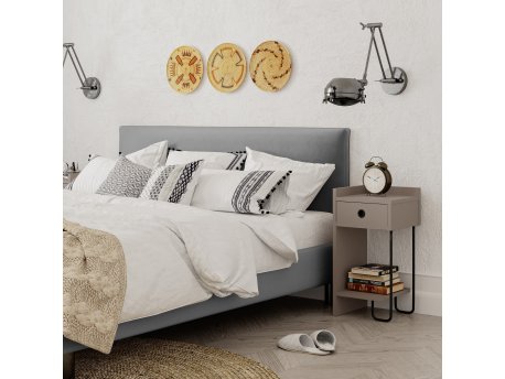 HANAH HOME Noćni stočić Cactus Right Light Brown