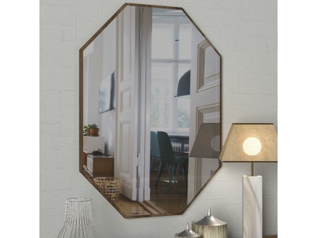 HANAH HOME Ogledalo Lost Walnut
