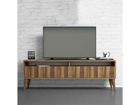 HANAH HOME TV polica Best 2 Walnut