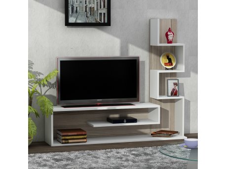 HANAH HOME TV polica Metehan White Cordoba