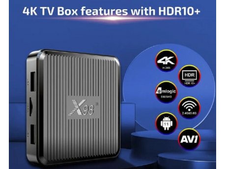 GEMBIRD Android TV Box, GMB-X98Q 2/16GB