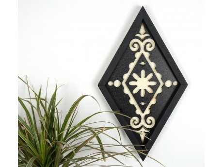 WALLXPERT Dekorativna slika GOTH007BLK S