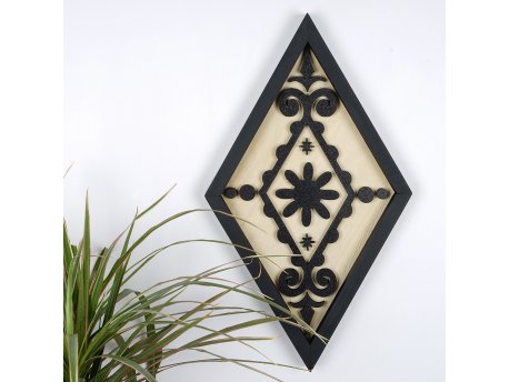 WALLXPERT Dekorativna slika GOTH009BLK S