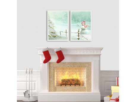 WALLXPERT Dekorativne slike 2PBCTNOEL 01