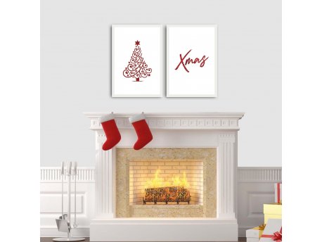 WALLXPERT Dekorativne slike 2PBCTNOEL 03
