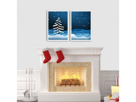 WALLXPERT Dekorativne slike 2PBCTNOEL 06