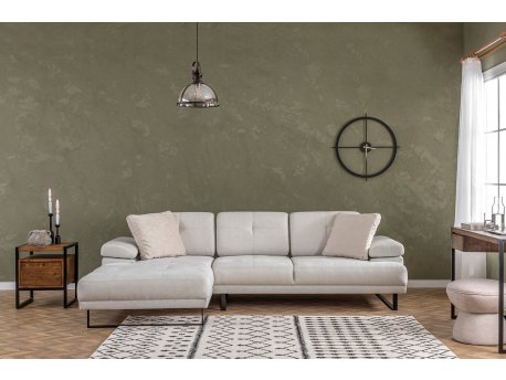 Atelier del Sofa Ugaona garnitura Mustang Large Left Beige