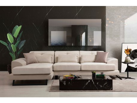 Atelier del Sofa Ugaona garnitura Frido Corner Left (Chl+3R) Ecru