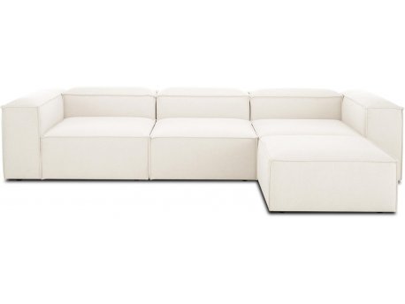 Atelier del Sofa Ugaona garnitura Mode Soft White
